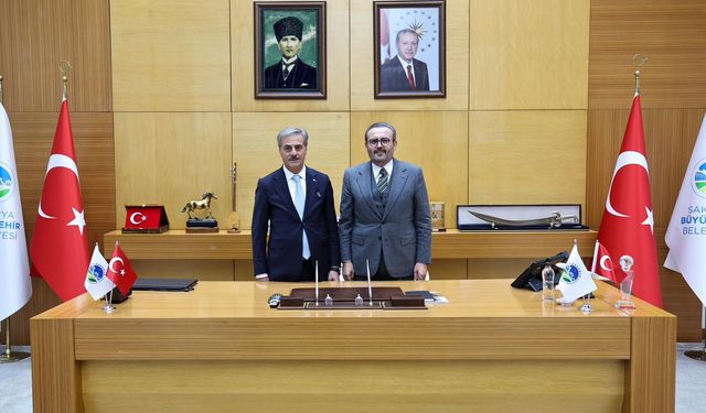 Mahir Ünal'dan Başkan Alemdar'a ziyaret