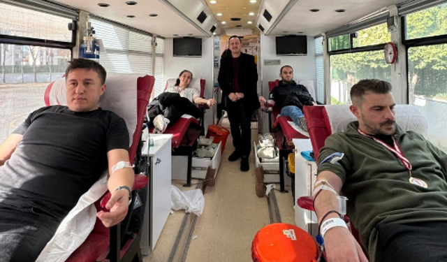 Nevruz Banoğlu İlkokulu’ndan 57 Ünite kan bağışı