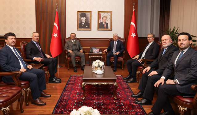 Mahir Ünal Vali Doğan'ı ziyaret etti