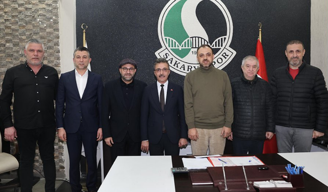 Şenol Dinç’ten Sakaryaspor’a destek ziyareti