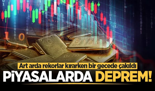 Altın ve gümüş çakıldı! Bir gecede rekor kayıp!