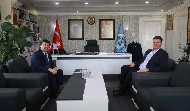 SUBÜ Rektörü Sarıbıyık Soykan’ı ziyaret etti