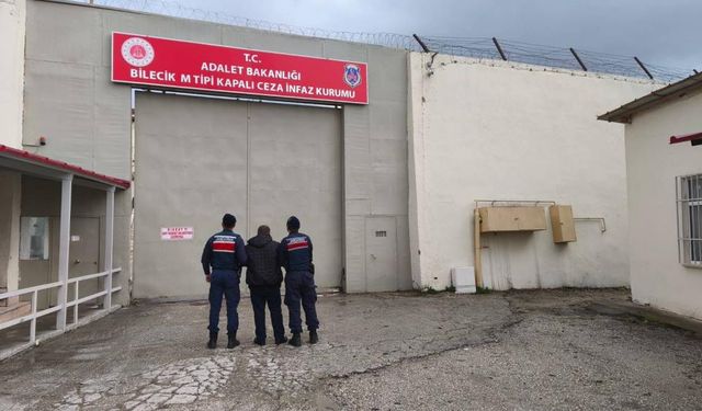 Bilecik'te 4 yıl 2 ay hapis cezası bulunan şahıs yakalandı