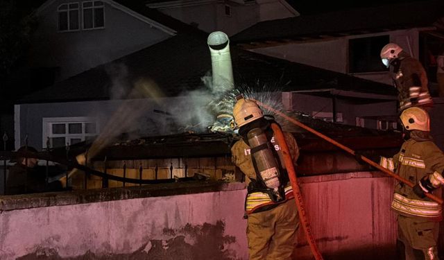 Düzce’de rüzgarın etkisi ile çıkan yangın büyümeden söndürüldü