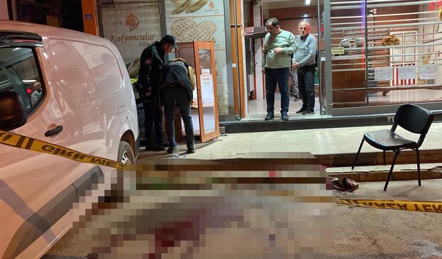 Pide kuyruğunda silahlı saldırı