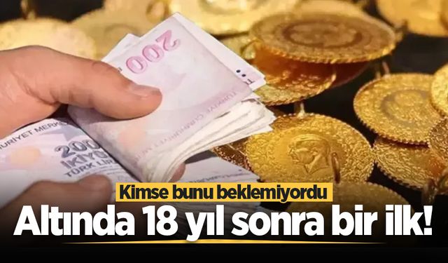 Altında 18 yıl sonra bir ilk! Kimse bunu beklemiyordu