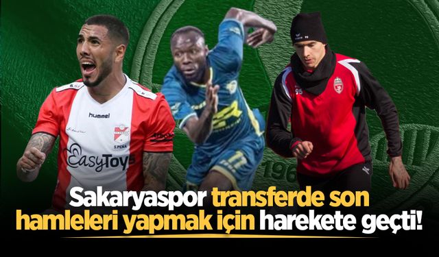 Sakaryaspor transferde son hamleleri yapmak için harekete geçti!