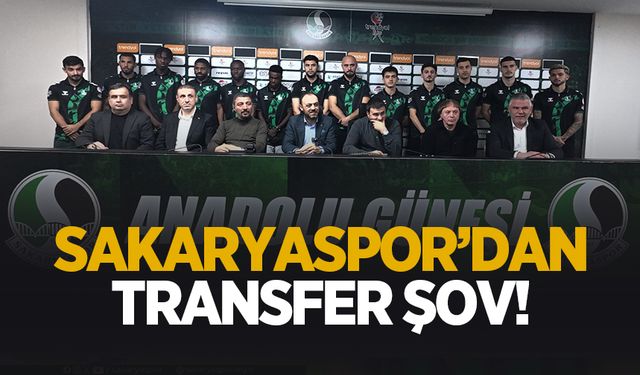 Sakaryaspor’dan gövde gösterisi: 13 transfer birden