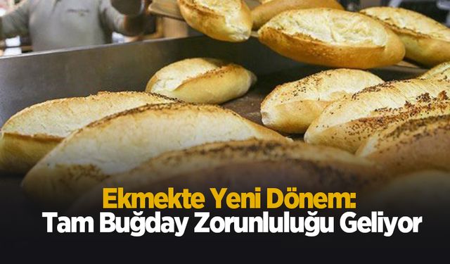 Ekmekte yeni dönem