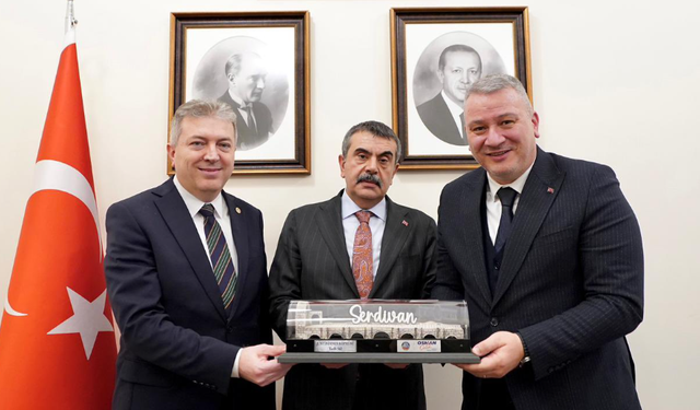 Bakan Tekin'i ziyaret ettiler