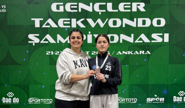 Sakaryalı sporcu Türkiye üçüncüsü oldu