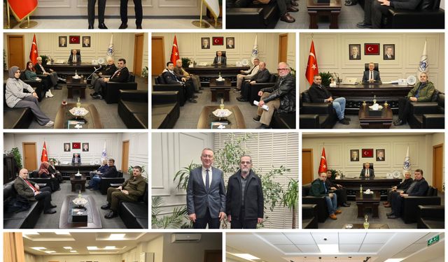 Başkan Işıksu'nun yoğun ziyaretçi trafiği