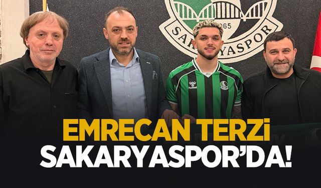 Sakaryaspor Emrecan Terzi'yi kadrosuna kattı