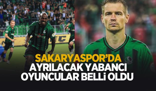 Sakaryaspor'da iki oyuncu ile yollar ayrıldı