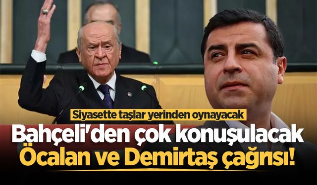 MHP lideri Bahçeli: Öcalan umuda, Demirtaş yuvasına dönmeli