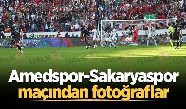 Amedspor-Sakaryaspor maçından fotoğraflar