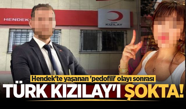 Hendek'teki 'pedofili' olayı sonrası Türk Kızılay'ı şokta