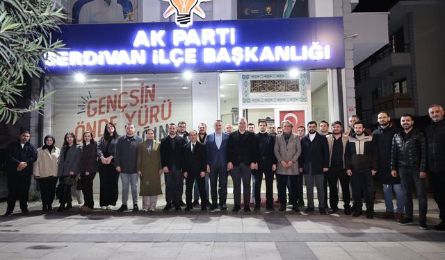 AK Parti Sakarya Teşkilatı Serdivan’da bir araya geldi