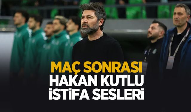 Hakan Kutlu İstifa” sesleri