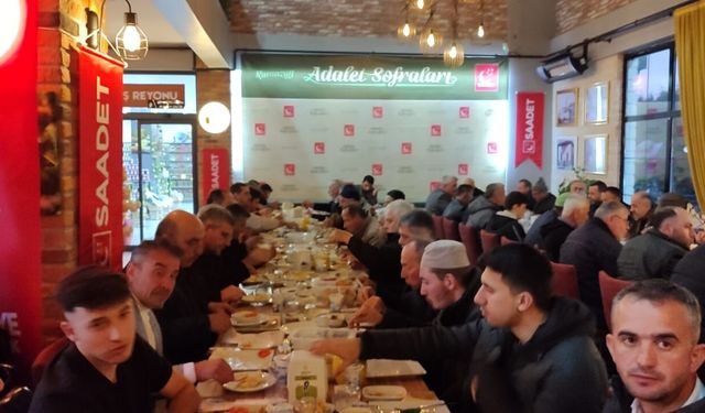 Saadet Partisi Sakarya Teşkilatı’ndan “Adalet Sofraları” ile gönül köprüsü