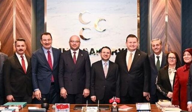 Adalet Bakanı Gürlek'ten MHP İl Başkanlığına ziyaret