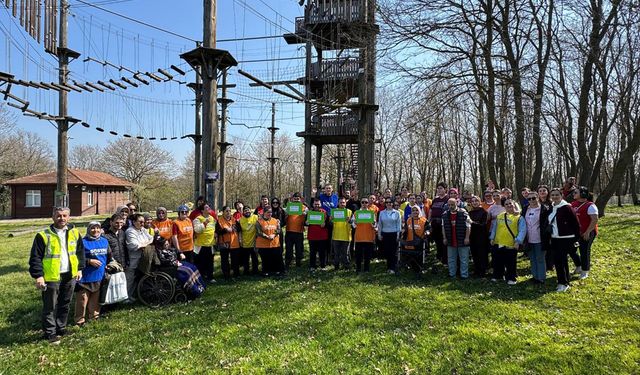 Engelsiz Hobi Atölyeleri öğrencileri Macerapark’ta doğayla buluştu