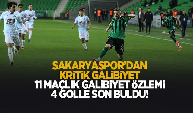 Sakaryaspor 4 Adana Demirspor 0