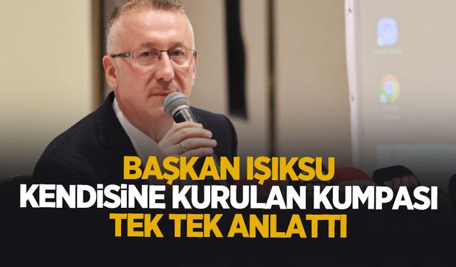 Başkan Işıksu'dan sürpriz basın toplantısı!