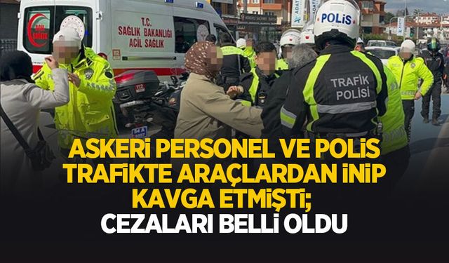 Trafikte kavga pahalıya patladı; 180 bin lira ceza ve ehliyetler gitti!