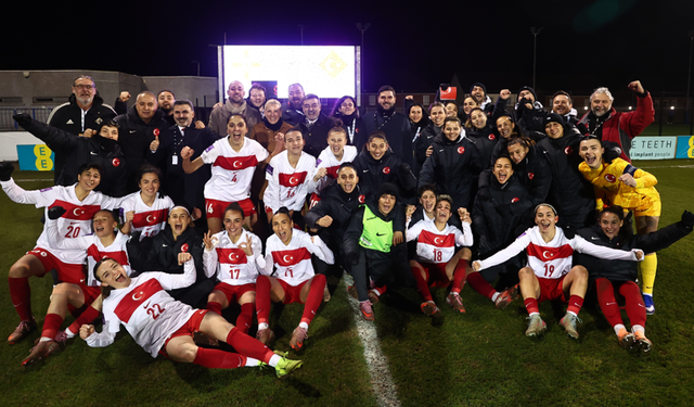Kadın A Milli Takımı, Kuzey İrlanda'yı 1-0 mağlup etti