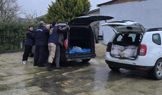 306 kilo at eti ile yakalandılar