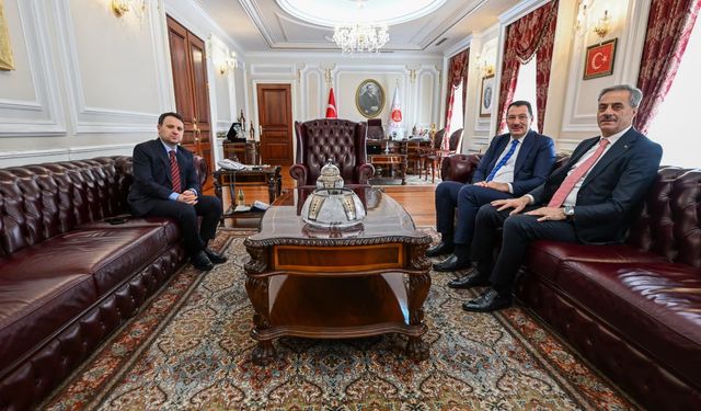Başkan Alemdar ve Ali İhsan Yavuz'dan Adalet Bakanlığı'na ziyaret