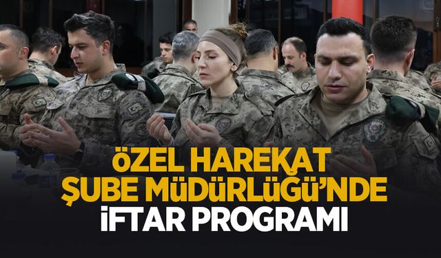 Sakarya Özel Harekat Şube Müdürlüğü'nde iftar