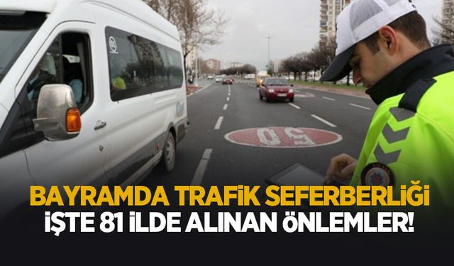 Trafikte bayram mesaisi: Türkiye genelinde yoğun önlem