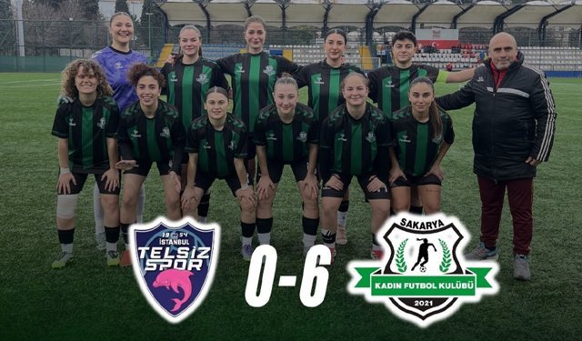 Zor şartlarda gelen başarı... Sakarya Kadın Futbol Kulübü ligde kalmayı garantiledi