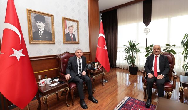 Vali Doğan Kocaali Kaymakamı Kılınçkaya'yı kabul etti