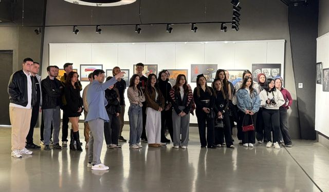 Derslerini fotoğraf sergisinde işlediler