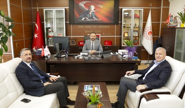 SATSO başkanlarından İl Müdürü Kuyumcu’ya ziyaret