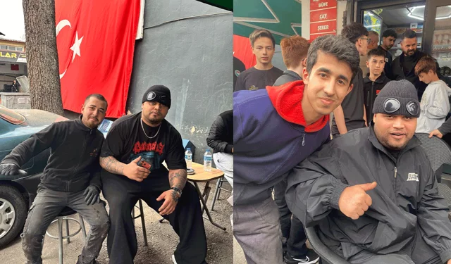 Sakaryalı rapçi Lvbel C5 Atatürk Sanayide hayranlarıyla tost yedi
