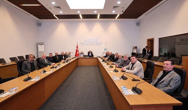 Başkan Alemdar Serdivan mahalle muhtarlarını ağırladı