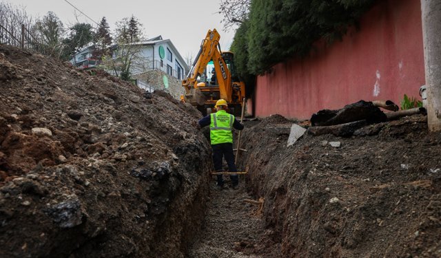 Sapanca Kuruçeşme’nin altyapısı yaza hazırlanıyor
