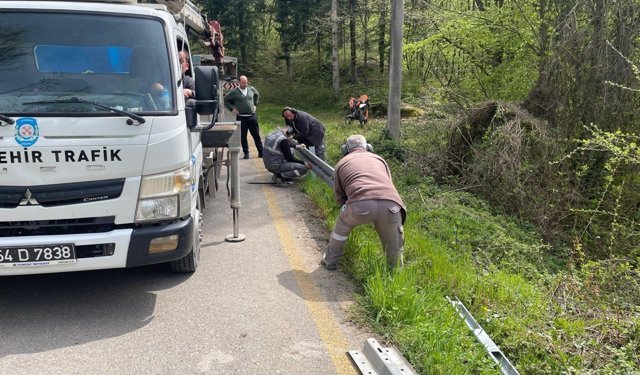 Büyükşehir’den Hendek’te ulaşım güvenliğini artıran çalışma