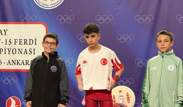 Serdivanlı halterci Türkiye ikincisi oldu