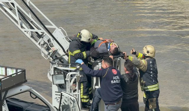 Dereye uçtu; Dakikalarca kalp masajı yapıldı