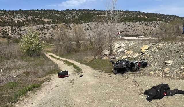 Motosiklet kazası, 1 yaralı