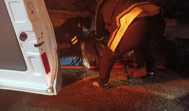 Otomobilin çarptığı yaya ağır yaralandı