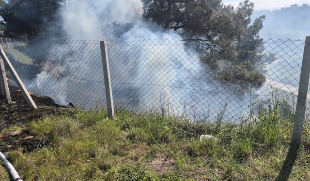 Tarlasındaki otları temizlerken ormanlık alanı yaktı