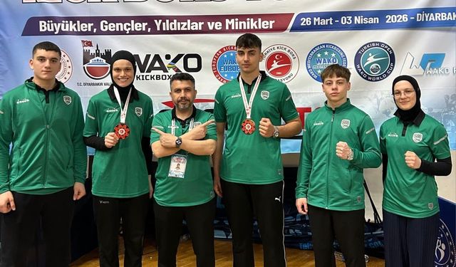 Büyükşehirli Kick Boksçular Diyarbakır’da zirveye uzandı, hedef Milli Takım