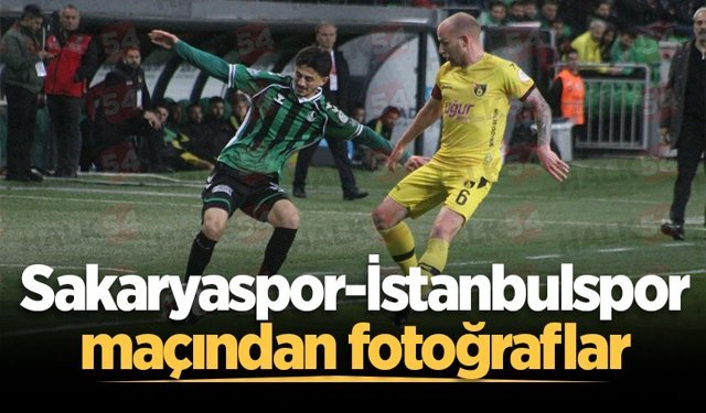 Sakaryaspor-İstanbulspor maçından fotoğraflar
