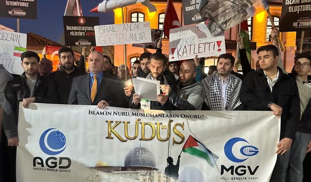 Sakarya’da Filistin için tek ses: “Kardeşlerimizin yanındayız”